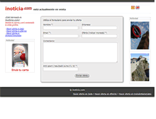 Tablet Screenshot of inoticia.com